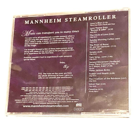 Romantic Themes Mannheim Steamroller CD Chip Davis American Gramaphone 2005 - Picture 2 of 2